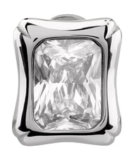 GUESS BAMBOO Orecchini, modello quadrato SILVER - Orecchini - 4