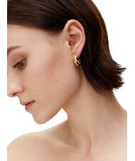 GUESS BAMBOO Orecchini, modello a cerchio yellow gold - Orecchini - 2