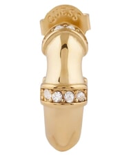 GUESS BAMBOO Orecchini, modello a cerchio yellow gold - Orecchini - 3
