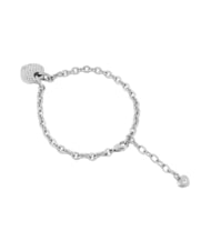 GUESS CRAZY IN LOVE Bracciale, charm a forma di cuore SILVER - Bracciali Donna - 3