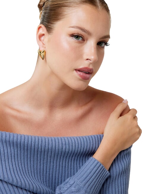 BERBERA Orecchini, modello cuore yellow gold - Orecchini