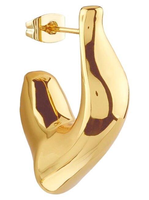 BERBERA Orecchini, modello bombato superleggero yellow gold - Orecchini