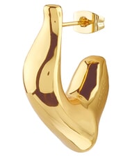 GUESS BERBERA Orecchini, modello bombato superleggero yellow gold - Orecchini - 3