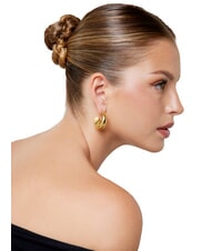 GUESS BERBERA Orecchini, modello bombato superleggero yellow gold - Orecchini - 2