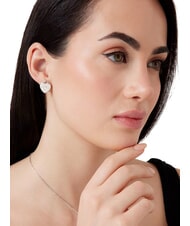 GUESS AMORE Orecchini, charm a cuore SILVER - Orecchini - 2