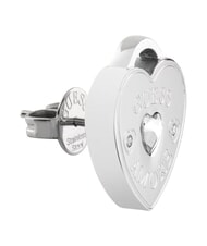 GUESS AMORE Orecchini, charm a cuore SILVER - Orecchini - 3