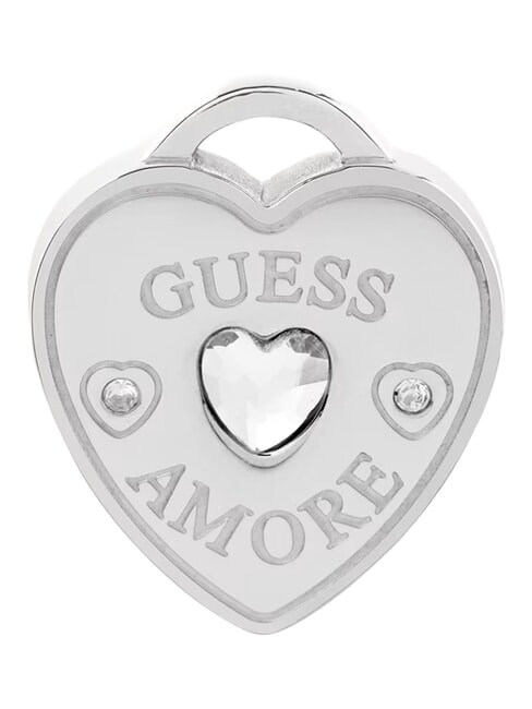 AMORE Orecchini, charm a cuore SILVER - Orecchini
