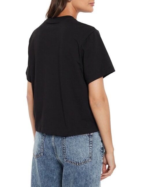 BOXY MINI TRIANGLE T-Shirt in cotone jetbla - T-shirt e Top Donna