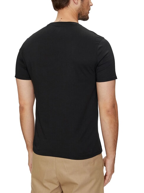 LOGO EMBRO T-Shirt in cotone jetbla - T-shirt Uomo