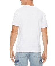 GUESS JEANS LOGO EMBRO T-Shirt in cotone purwhite - T-shirt Uomo - 2