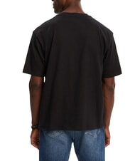 GUESS JEANS MINI TRIANGLE Maglietta in cotone jetbla - T-shirt Uomo - 2