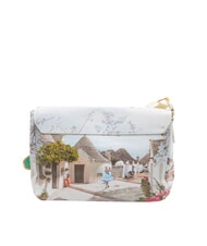 YNOT YESBAG Borsa a tracolla grande con flap alice in trulli - Borse Donna - 3