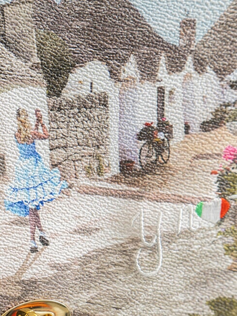 YESBAG Borsa a tracolla grande con flap alice in trulli - Borse Donna