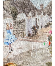 YNOT YESBAG Borsa a tracolla grande con flap alice in trulli - Borse Donna - 4