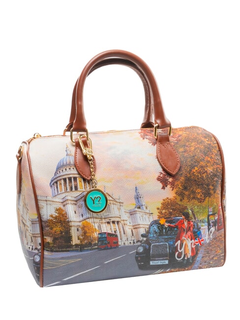 YESBAG Borsa a bauletto con tracolla london tourist - Borse Donna