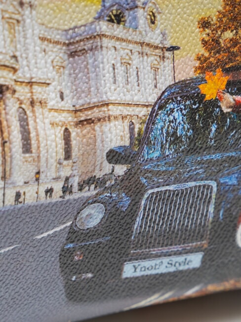 YESBAG Borsa a bauletto con tracolla london tourist - Borse Donna