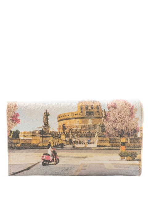 YESBAG Portafoglio medio con patta ROMAN HOLIDAY - Portafogli Donna