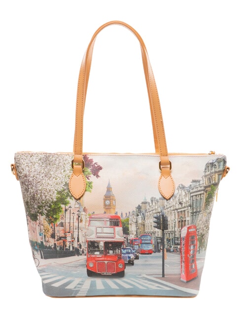 YESBAG Borsa shopping media a spalla london rainbow - Borse Donna
