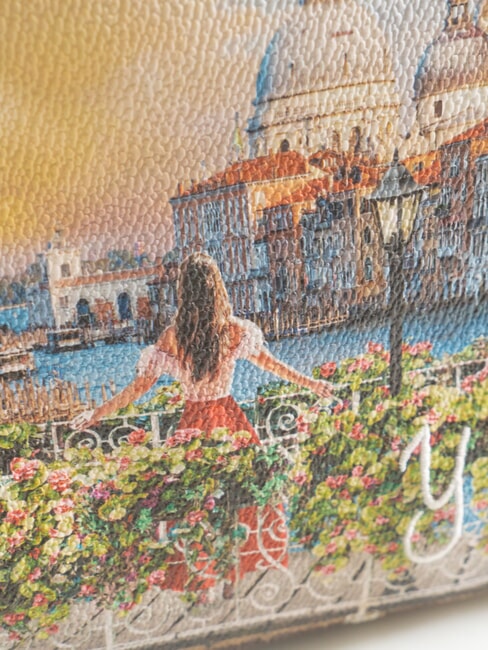 YESBAG Pochette piccola con tracollina flowery canal - Borse Donna