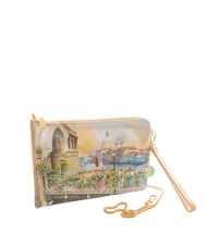 YNOT YESBAG Pochette con tracolla metallica flowery canal - Borse Donna - 2