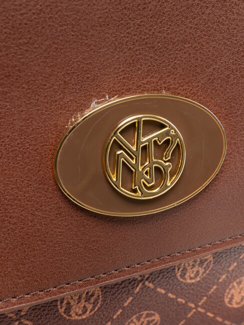 EMILY Borsetta a mano, con tracolla chocolate logo - Borse Donna