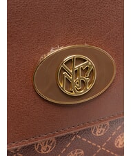 YNOT EMILY Borsetta a mano, con tracolla chocolate logo - Borse Donna - 3