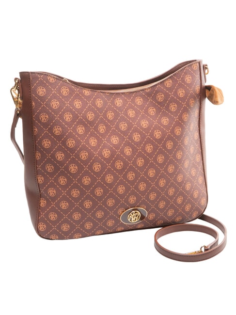 EMILY Sacca a spalla chocolate logo - Borse Donna