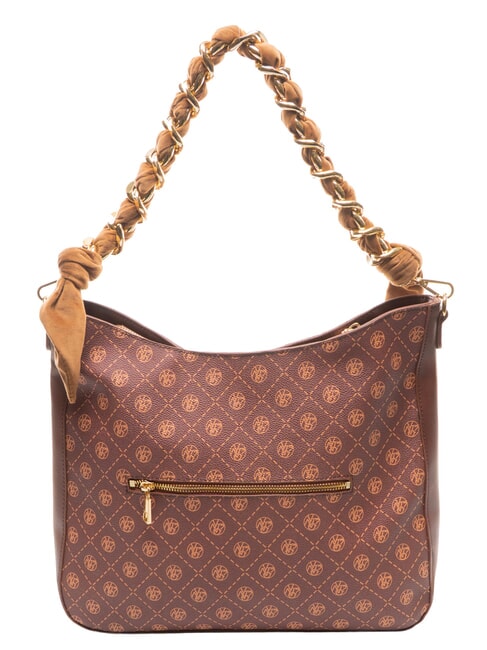 EMILY Sacca a spalla chocolate logo - Borse Donna