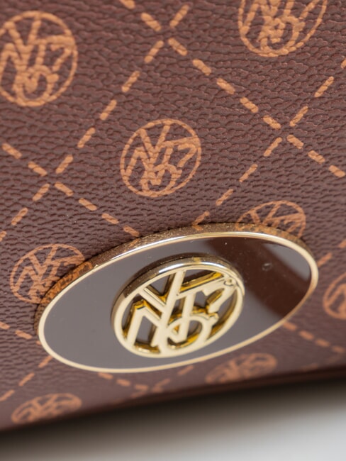 EMILY Sacca a spalla chocolate logo - Borse Donna