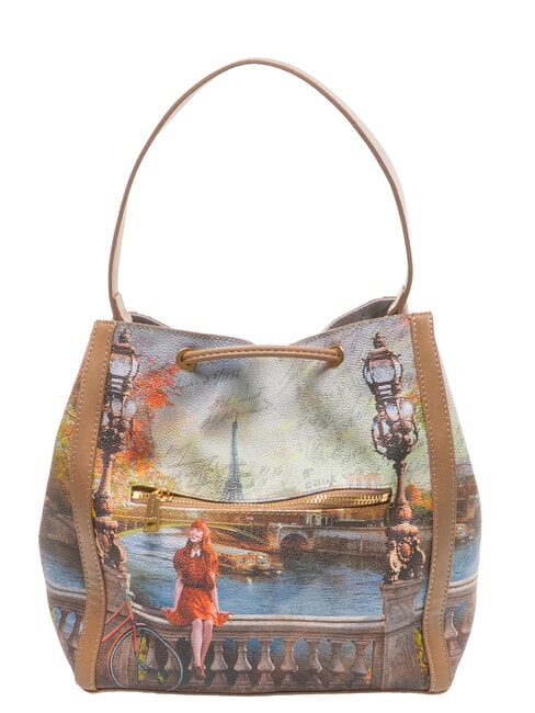 CITY LIFE Borsa secchiello a spalla happiness - Borse Donna