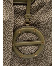 BORBONESE VIS-A-VIS Borsa maxi a mano, con tracolla olive - Borse Donna - 3