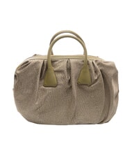 BORBONESE VIS-A-VIS Borsa maxi a mano, con tracolla olive - Borse Donna - 4