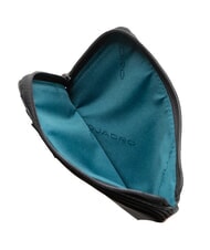 PIQUADRO CORNER SPECIALE GOMMATO Portacard con zip Nero - Portafogli Uomo - 3