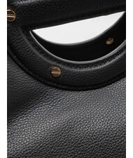 BORBONESE VIS-A-VIS Borsa a mano, con tracolla, in pelle Nero - Borse Donna - 3