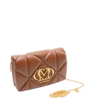 LOVE MOSCHINO EMBOSSED Mini Bag a tracolla marrone - Borse Donna - 2