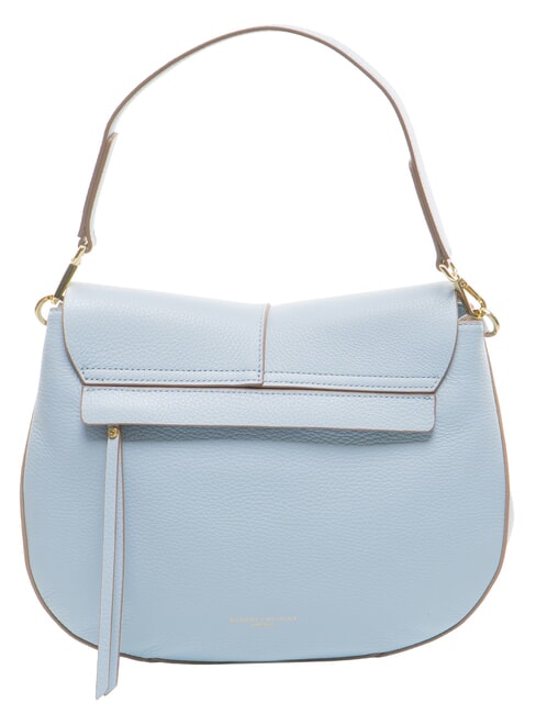 HELENA ROUND Borsa in pelle con tracolla in tessuto oasi - Borse Donna