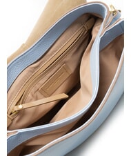 GIANNI CHIARINI HELENA ROUND Borsa in pelle con tracolla in tessuto oasi - Borse Donna - 5