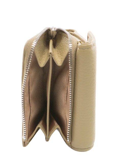 WALLETS GRAIN Portafoglio piccolo in pelle martellata willow - Portafogli Donna