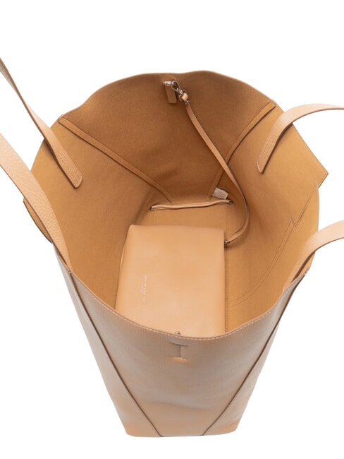 MAYA Shopper in pelle clay - Borse Donna