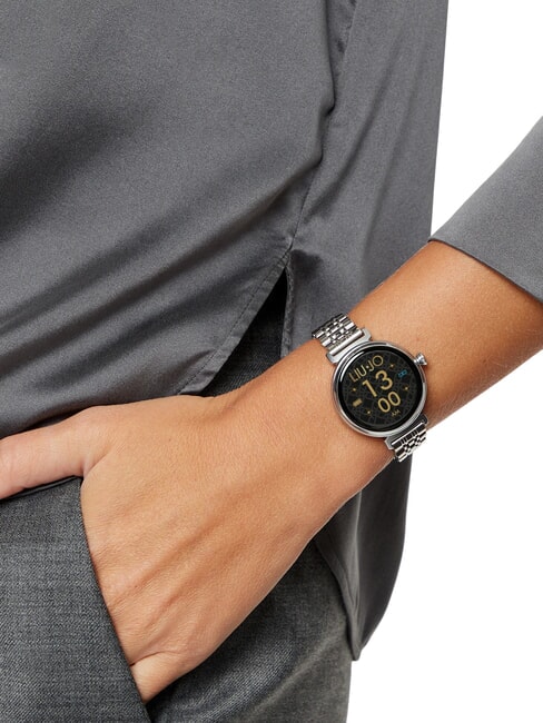 GLAM Orologio, smartwatch con cassa in laga di zinco e acciaio silver - Orologi