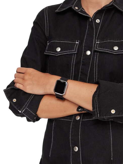 VOICE MINI Orologio, smartwatch con cassa in silicone e acciaio silver - Orologi