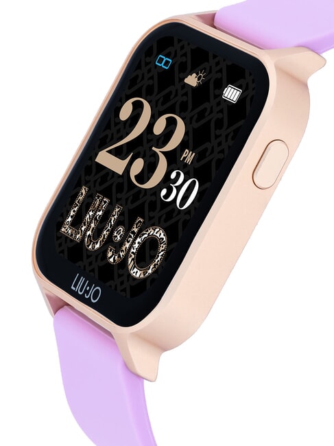VOICE ENERGY Orologio, smartwatch con cassa in silicone e alluminio gold rose - Orologi