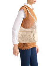 ALVIERO MARTINI PRIMA CLASSE SOFT PETALS Borsa sottospalla raffia - Borse Donna - 2