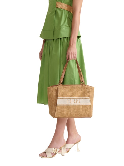 RAFIA COAST Borsa shopping TABACCO - Borse Donna