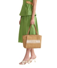 ALVIERO MARTINI PRIMA CLASSE RAFIA COAST Borsa shopping TABACCO - Borse Donna - 2
