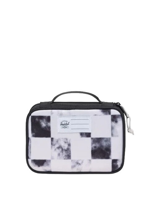 HERITAGE Astuccio con maniglia black distressed checker - Astucci e Accessori