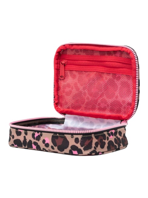 HERITAGE Astuccio con maniglia leopard scribble - Astucci e Accessori