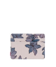 HERSCHEL CHARLIE  Portacard piatto moonbeam floral waves - Portafogli Donna - 2