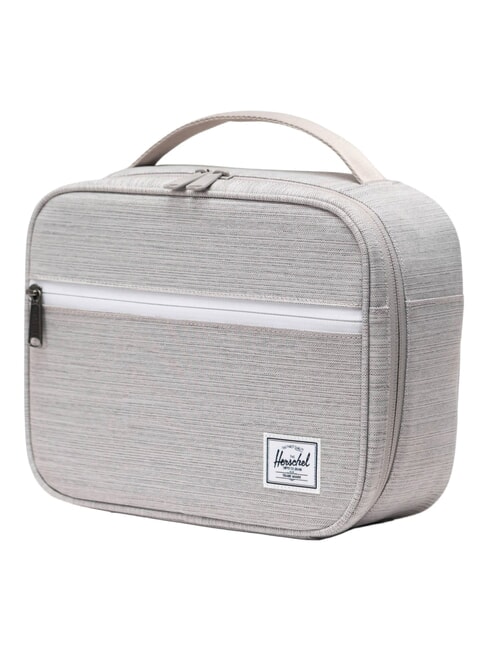 POP QUIZ Porta pranzo LIGHT GREY CROSSHATCH/WHITE RU - Porta tablet & Organizer