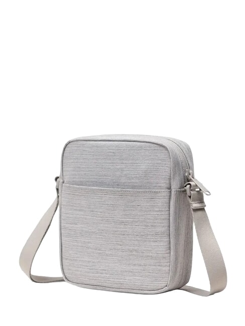 HERITAGE Borsello piccolo LIGHT GREY CROSSHATCH/WHITE RU - Tracolle Uomo